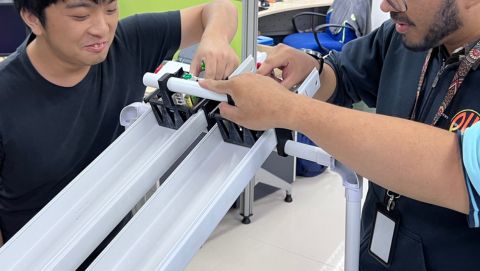 team building building block car racing