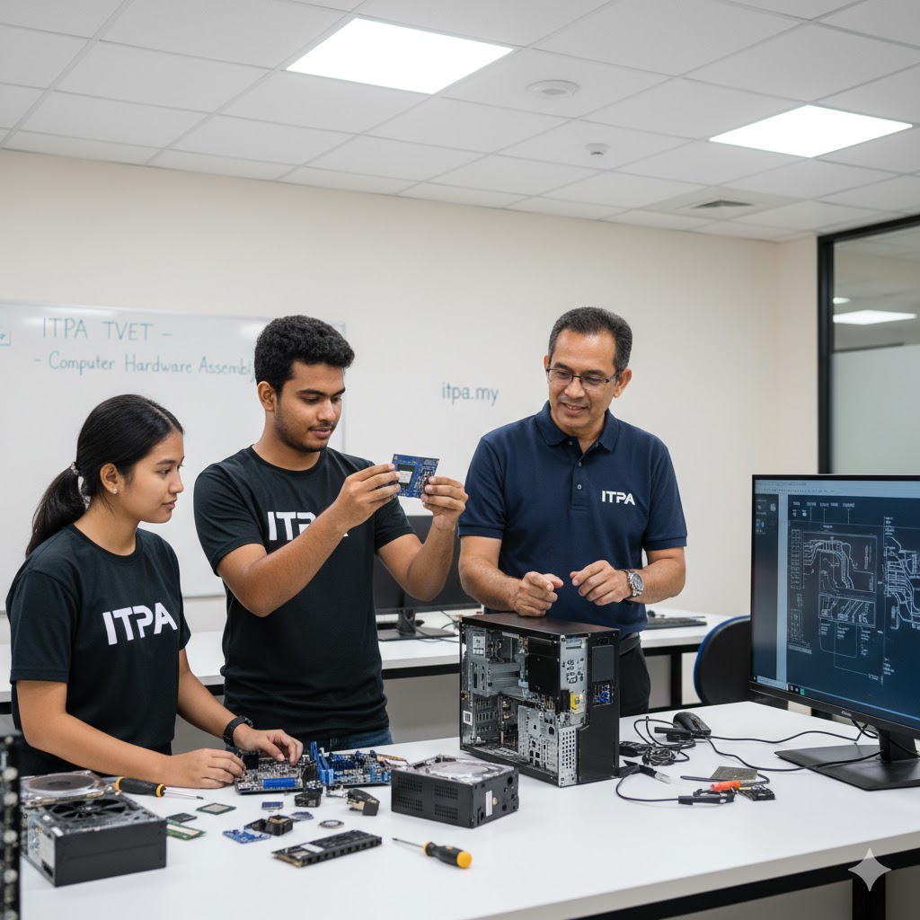 ITPA TVET IT Course Students in Class