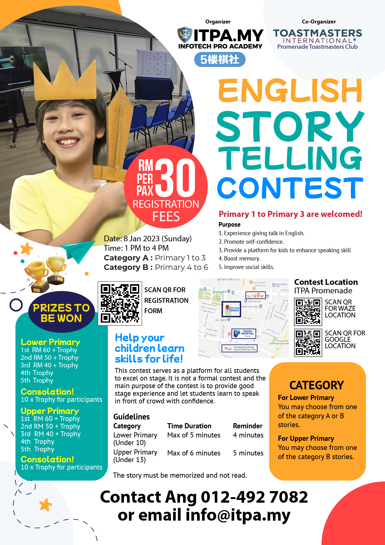ITPA English Story Telling Contest In Penang